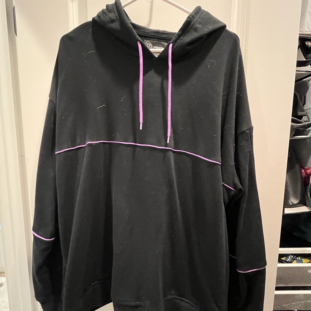 Original Use Black Sweater with Purple Details